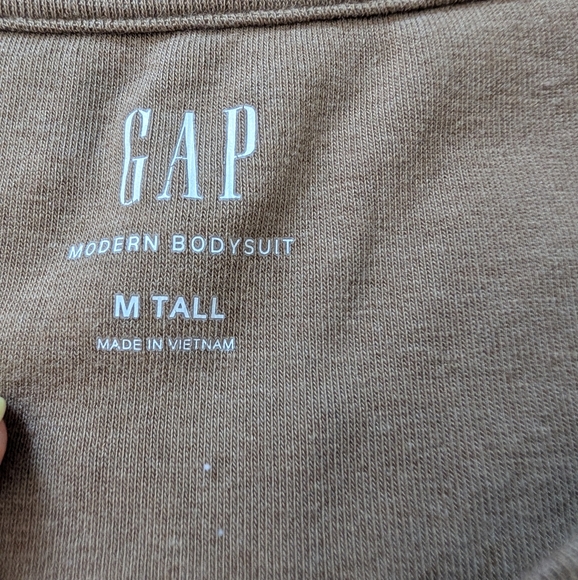 GAP Modern Brown Bodysuit Women's Medium - Picture 2 of 2